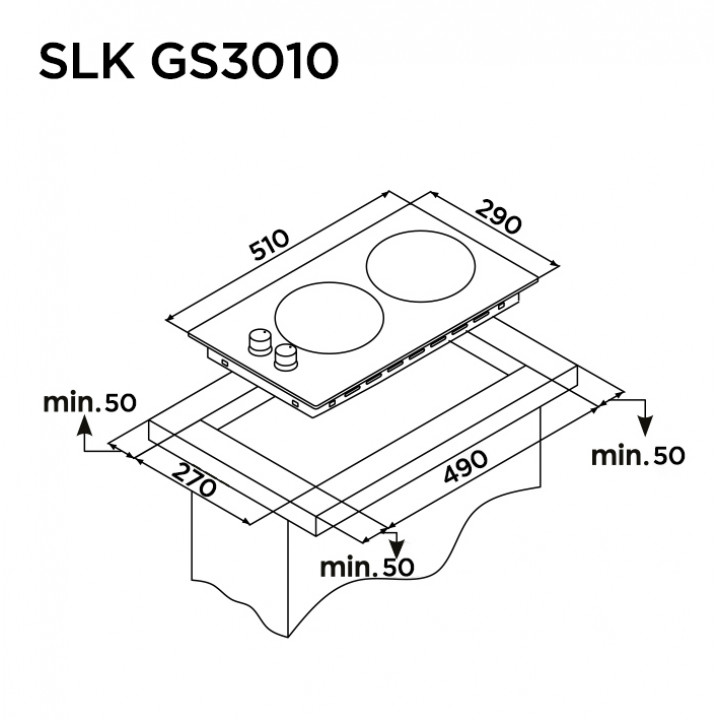 Газовая панель SLK GS3010