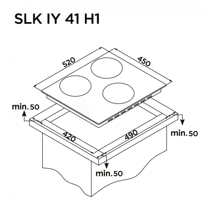 Индукционная панель SLK IY 41 H1