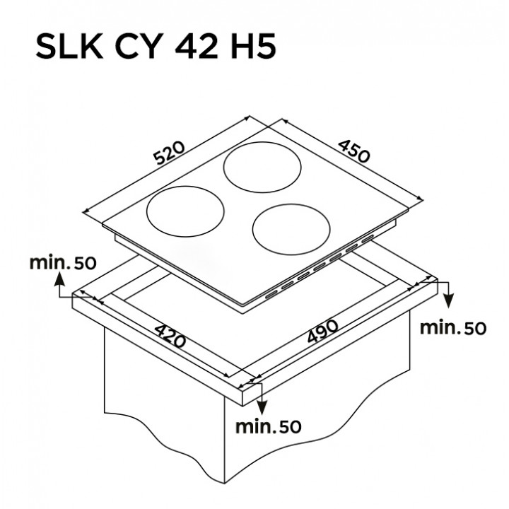 Электрическая панель SLK CY 42 H5*