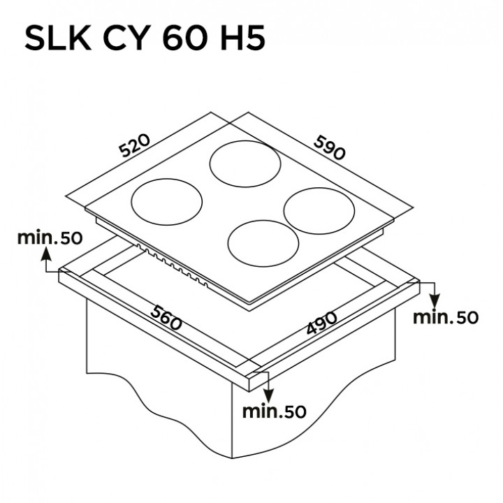 Электрическая панель SLK CY 60 H5*