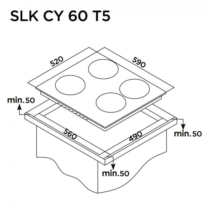 Электрическая панель SLK CY 60 T5*