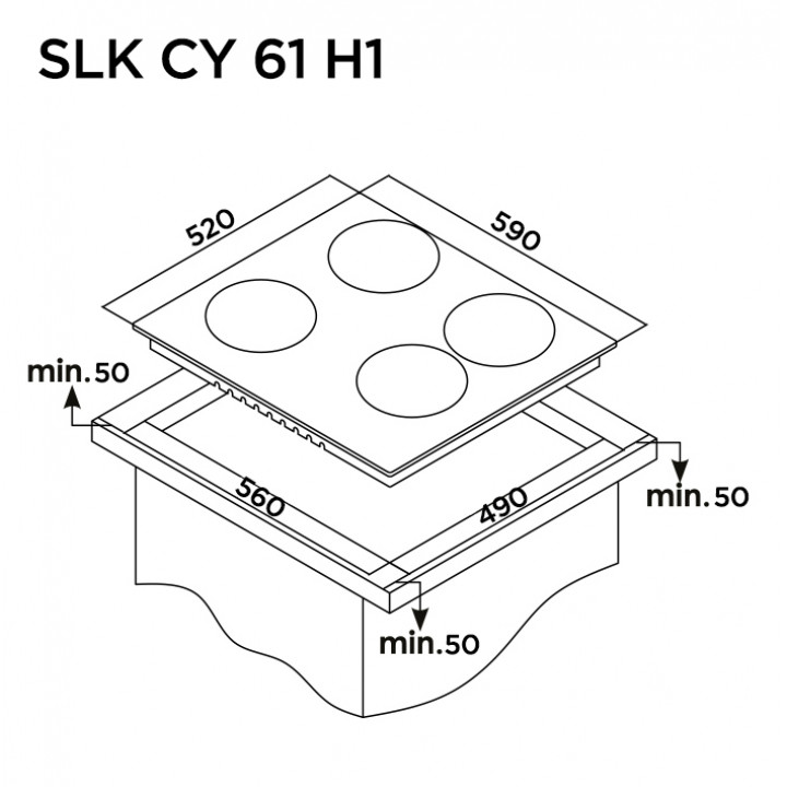 Электрическая панель SLK CY 61 H1*