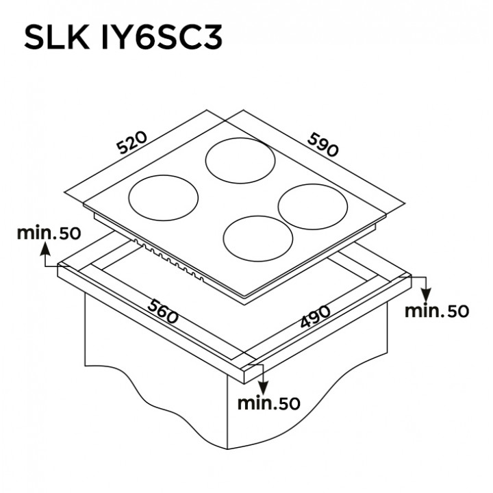 Индукционная панель SLK IY6SC3